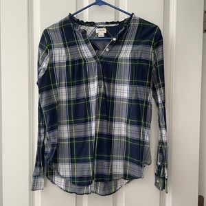 J.Crew Plaid Top